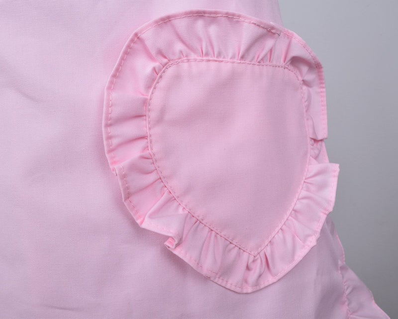 Love Potato Cute Girls Bowknot Lady's Kitchen Restaurant Women's Cake Apron Fashion Funny Aprons for Christmas Gift (Pink) - Image 4